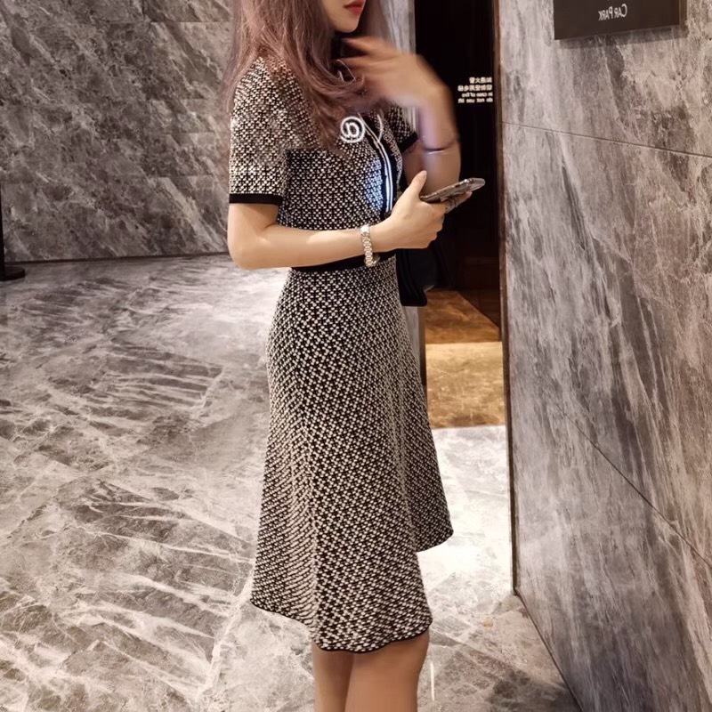 ĐẦM LEN CỔ KHÓA KÉO D127